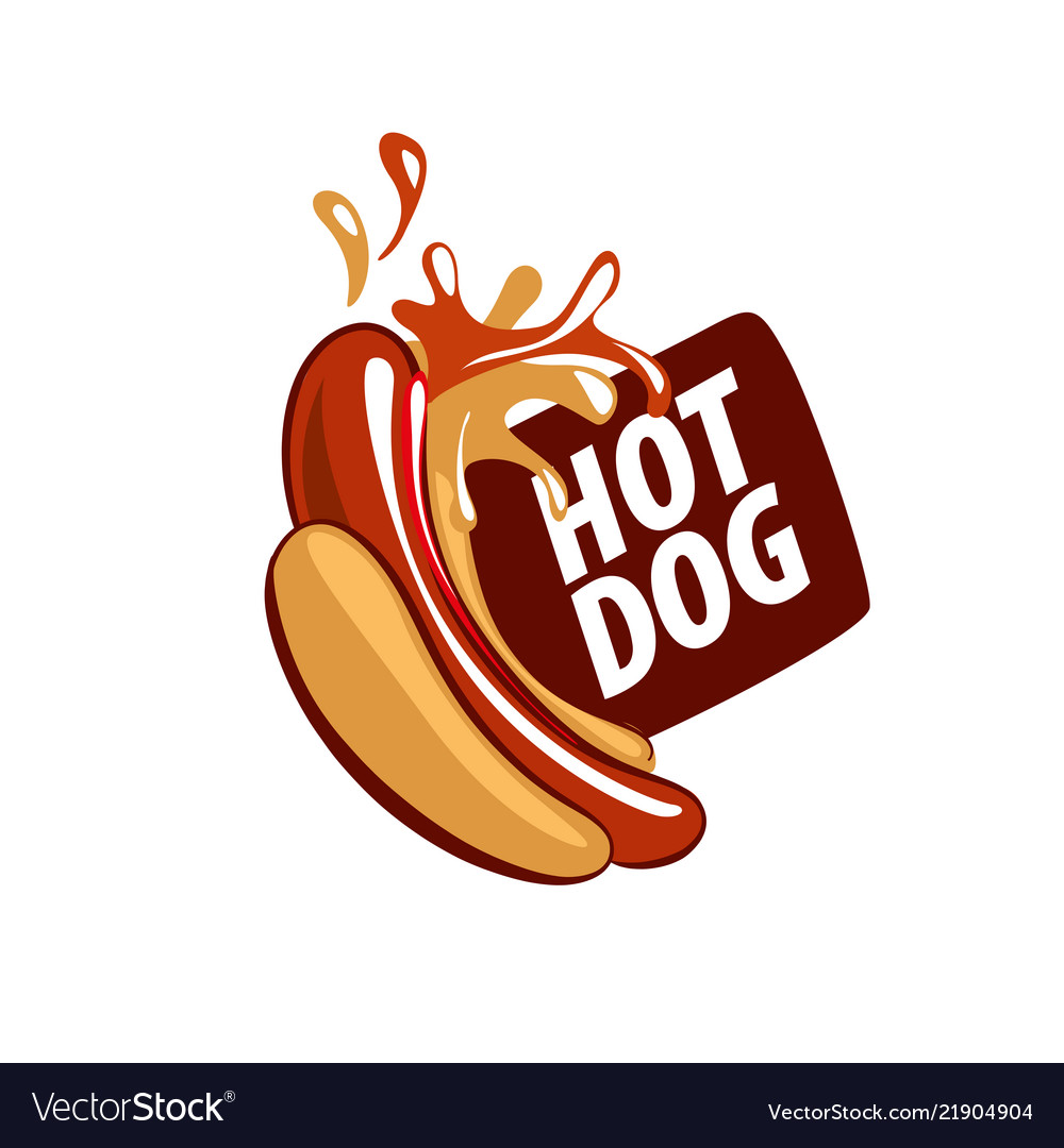 Logo hot dog Royalty Free Vector Image - VectorStock