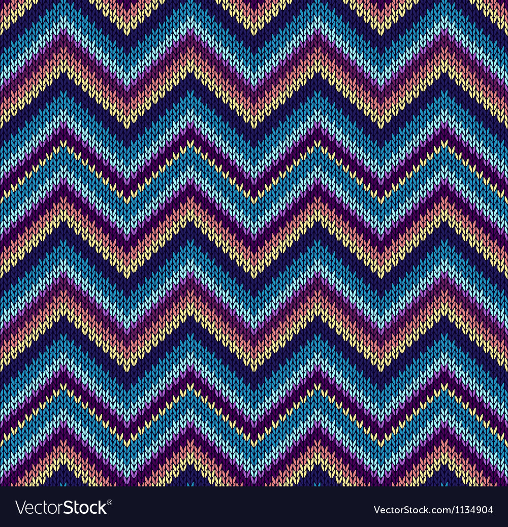Seamless knitted pattern