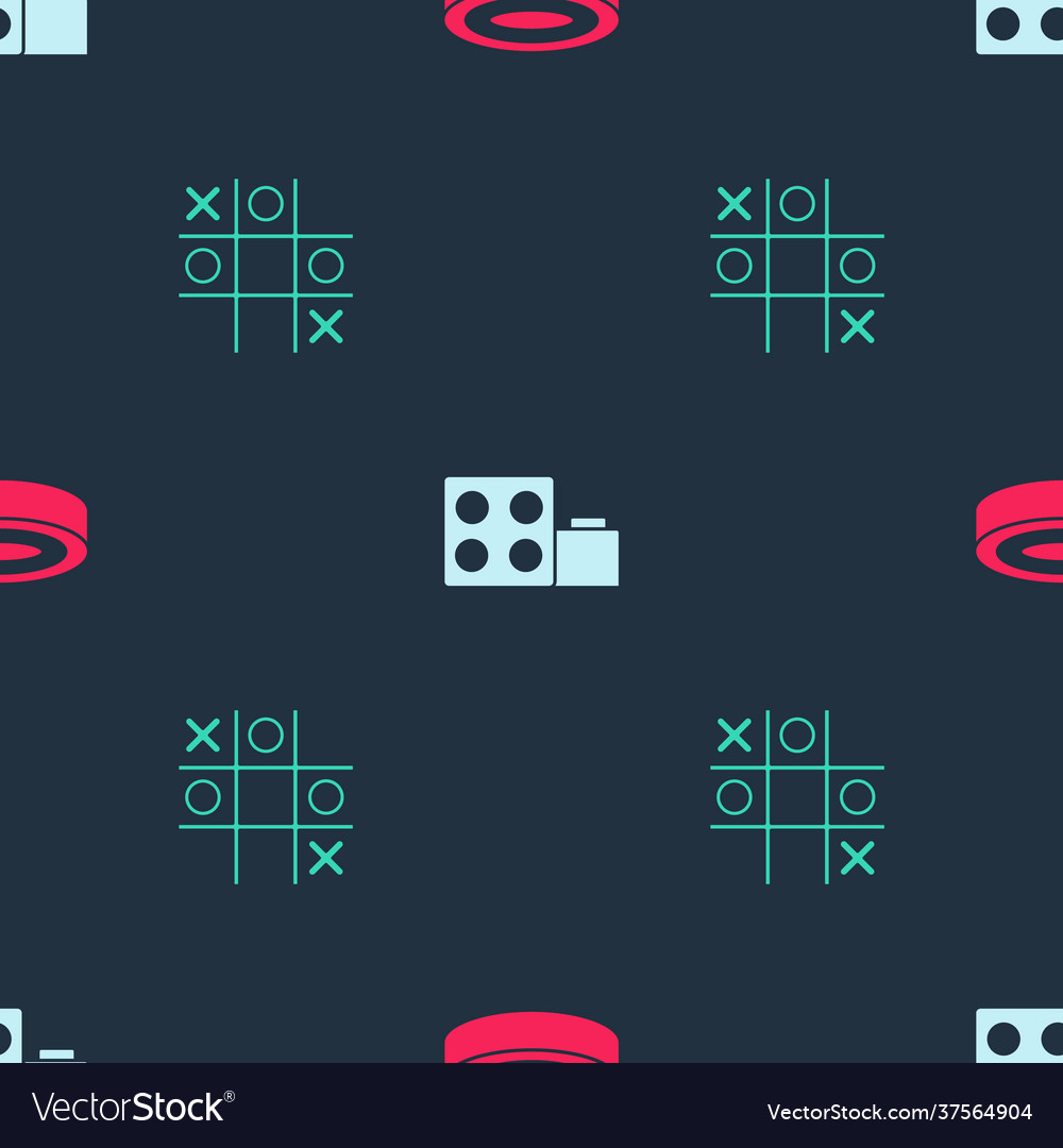 Set checker game chips toy building block bricks vector image Set checker game chips toy building block bricks