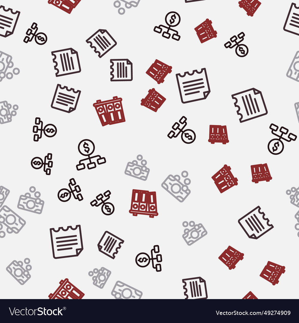 Set line hierarchy with dollar notebook stacks vector image Set line hierarchy with dollar notebook stacks