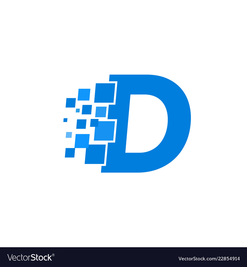 Blue Cube D Logo
