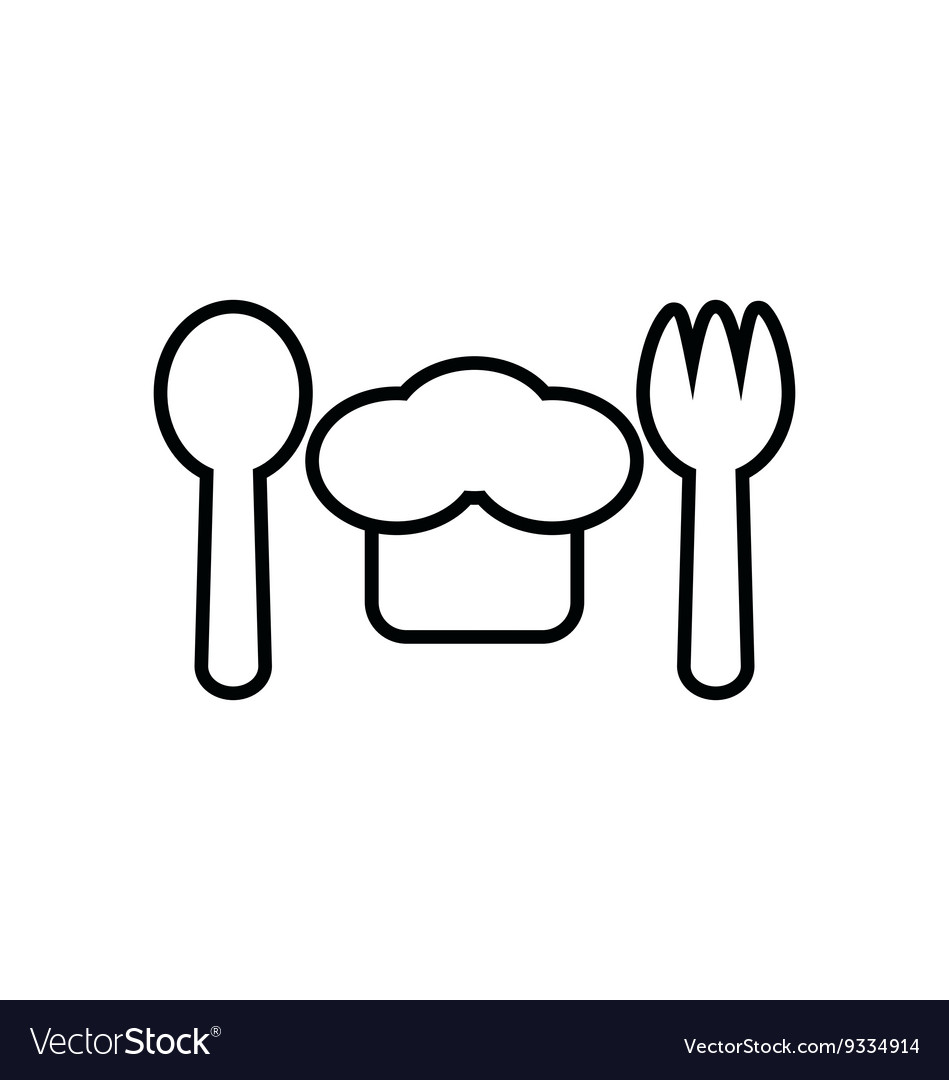 Chef symbol Royalty Free Vector Image VectorStock