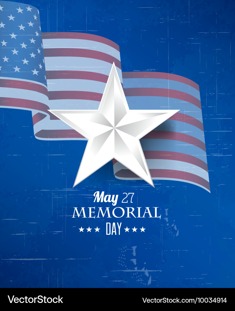 Memorial day Royalty Free Vector Image - VectorStock