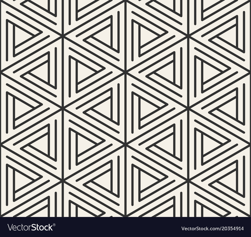 Modern Triangle Pattern