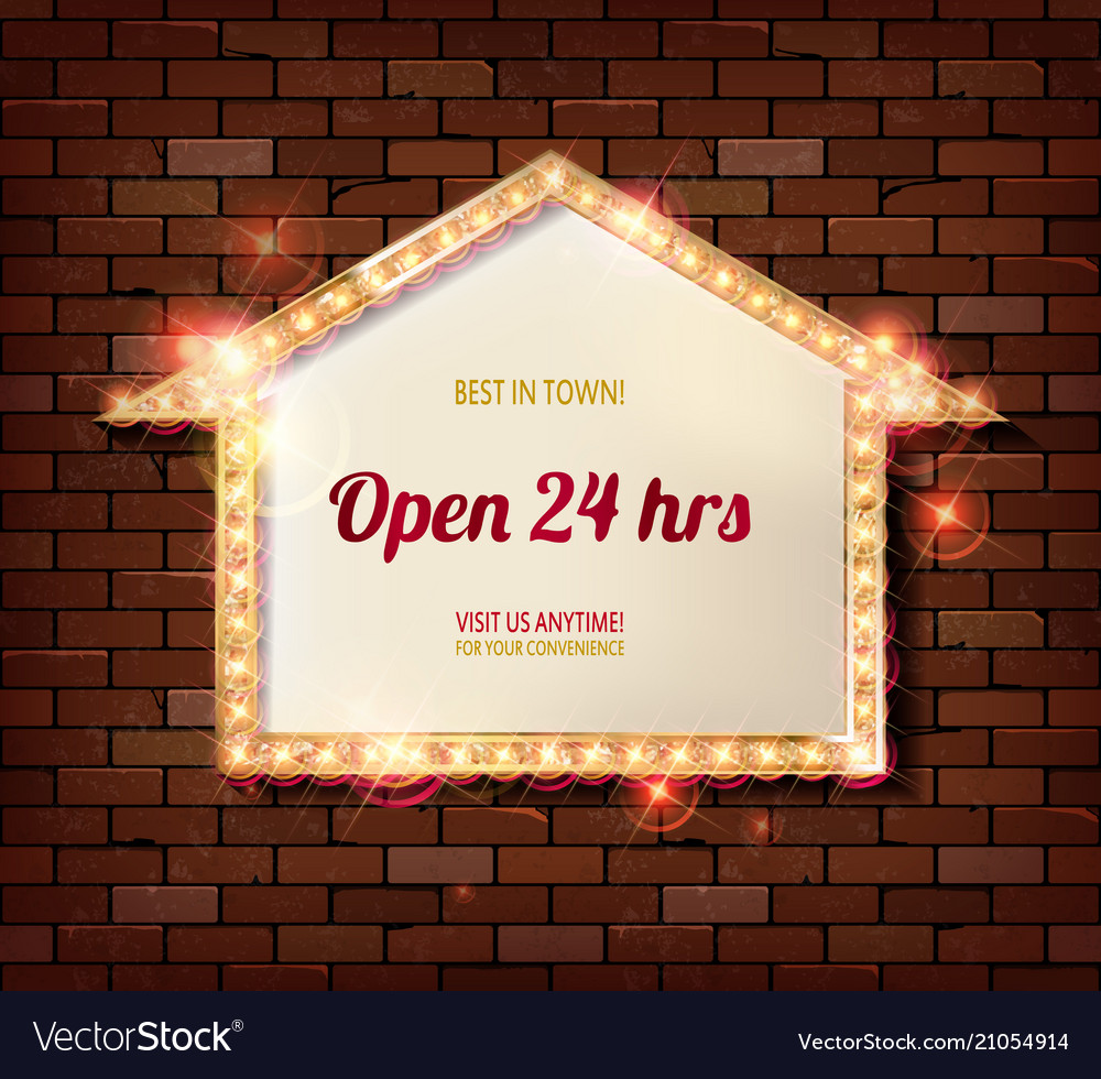 Red frame arrow open vector image Red frame arrow open