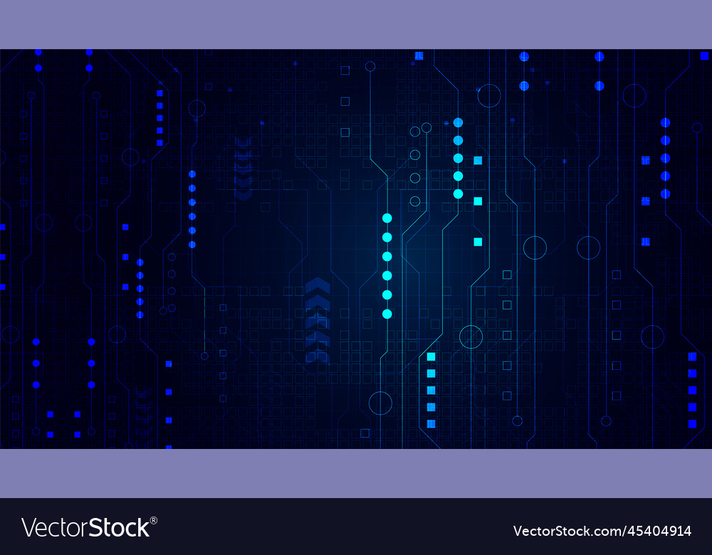 Technology background with hi-tech digital data vector image Technology background with hi-tech digital data