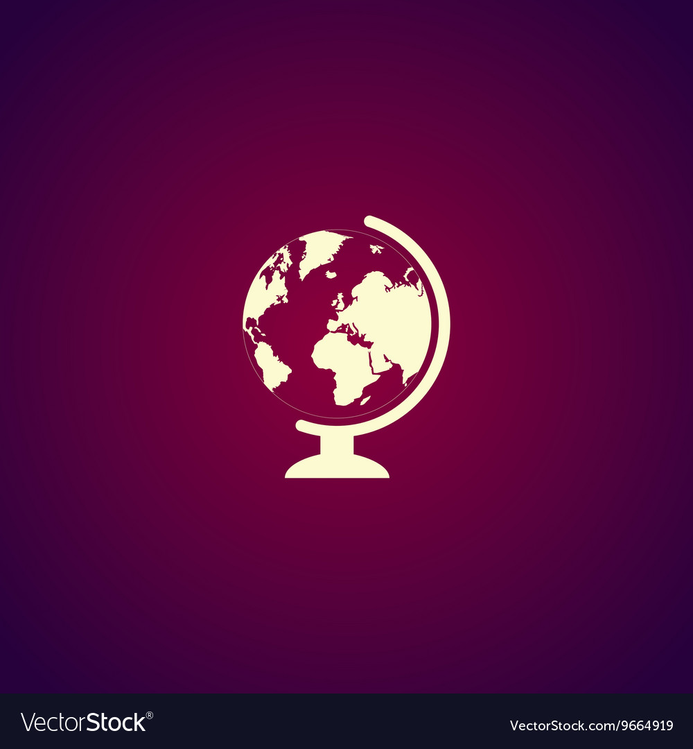 Geography school earth globe web icon