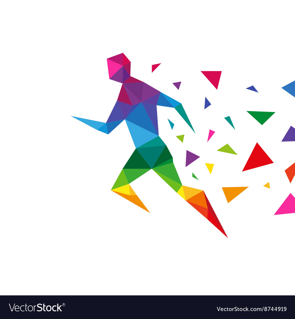 Man running icon Royalty Free Vector Image - VectorStock