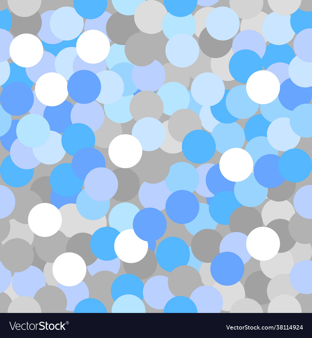 Abstract seamless pattern with colored circles vector image Abstract seamless pattern with colored circles