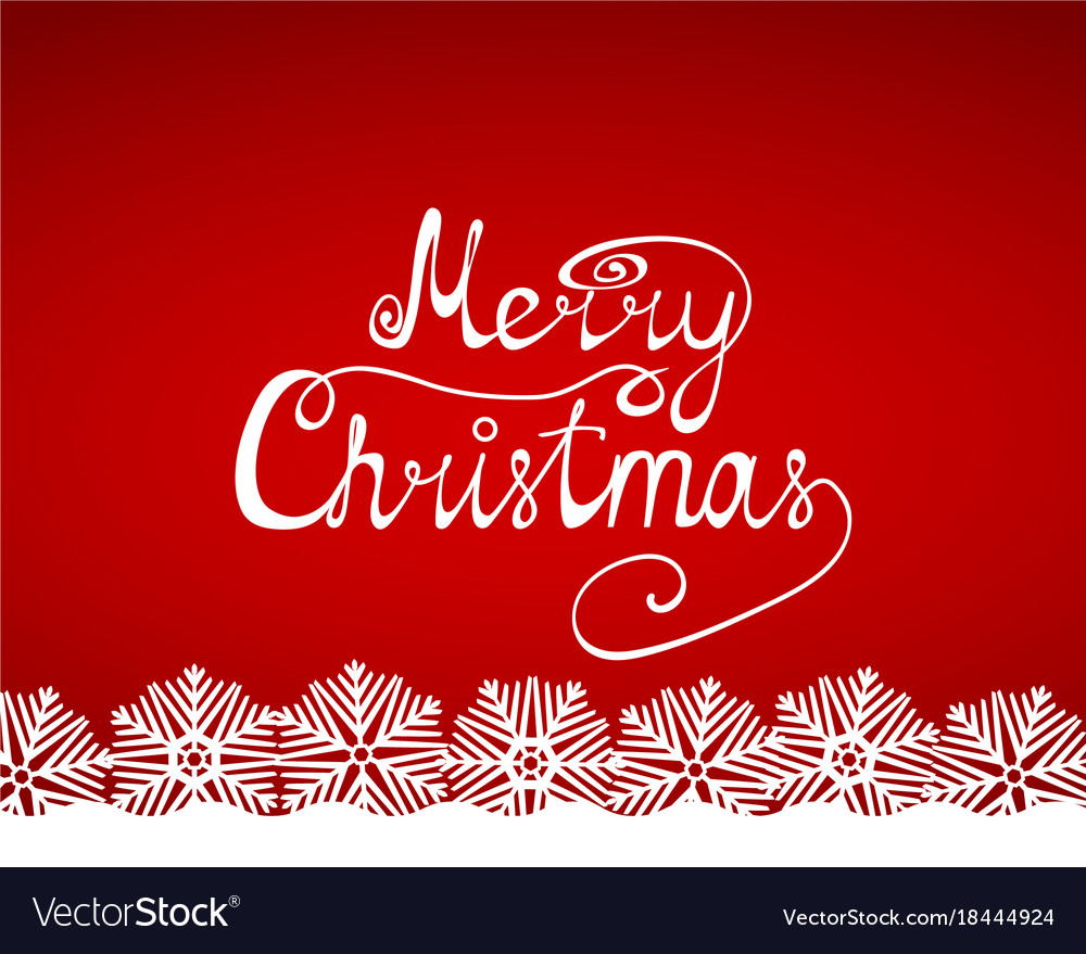 Congratulation of merry christmas Royalty Free Vector Image