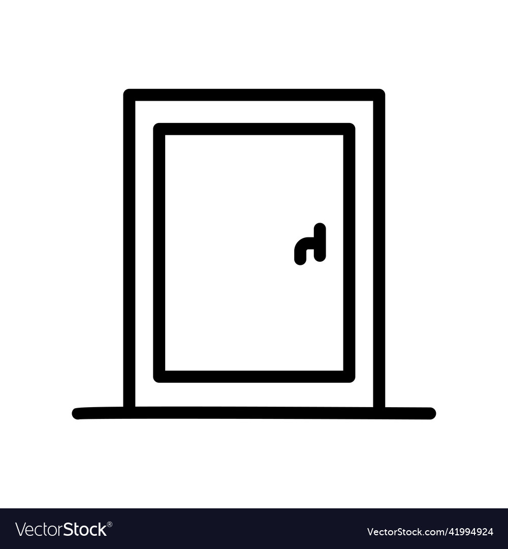 Door icon line style