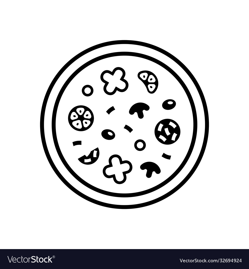 Pizza logo Royalty Free Vector Image - VectorStock