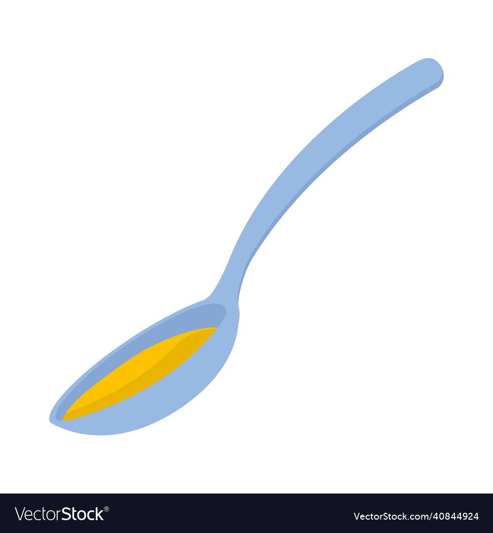 Silver spoon design Royalty Free Vector Image - VectorStock