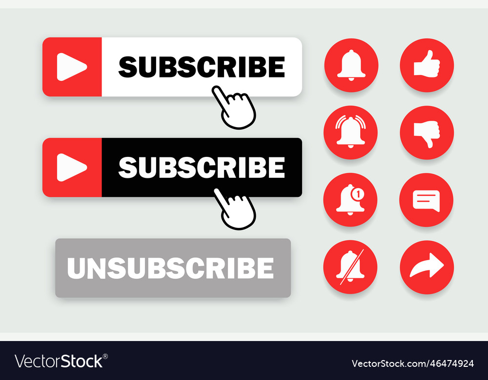 Subscribe Button Set