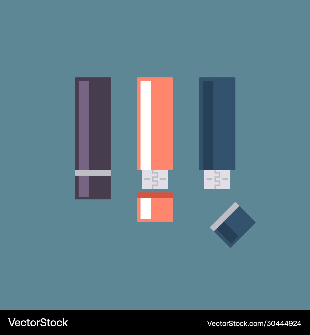 Usb stick drive memory Royalty Free Vector Image