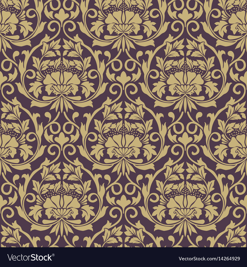 Damask seamless pattern background classical