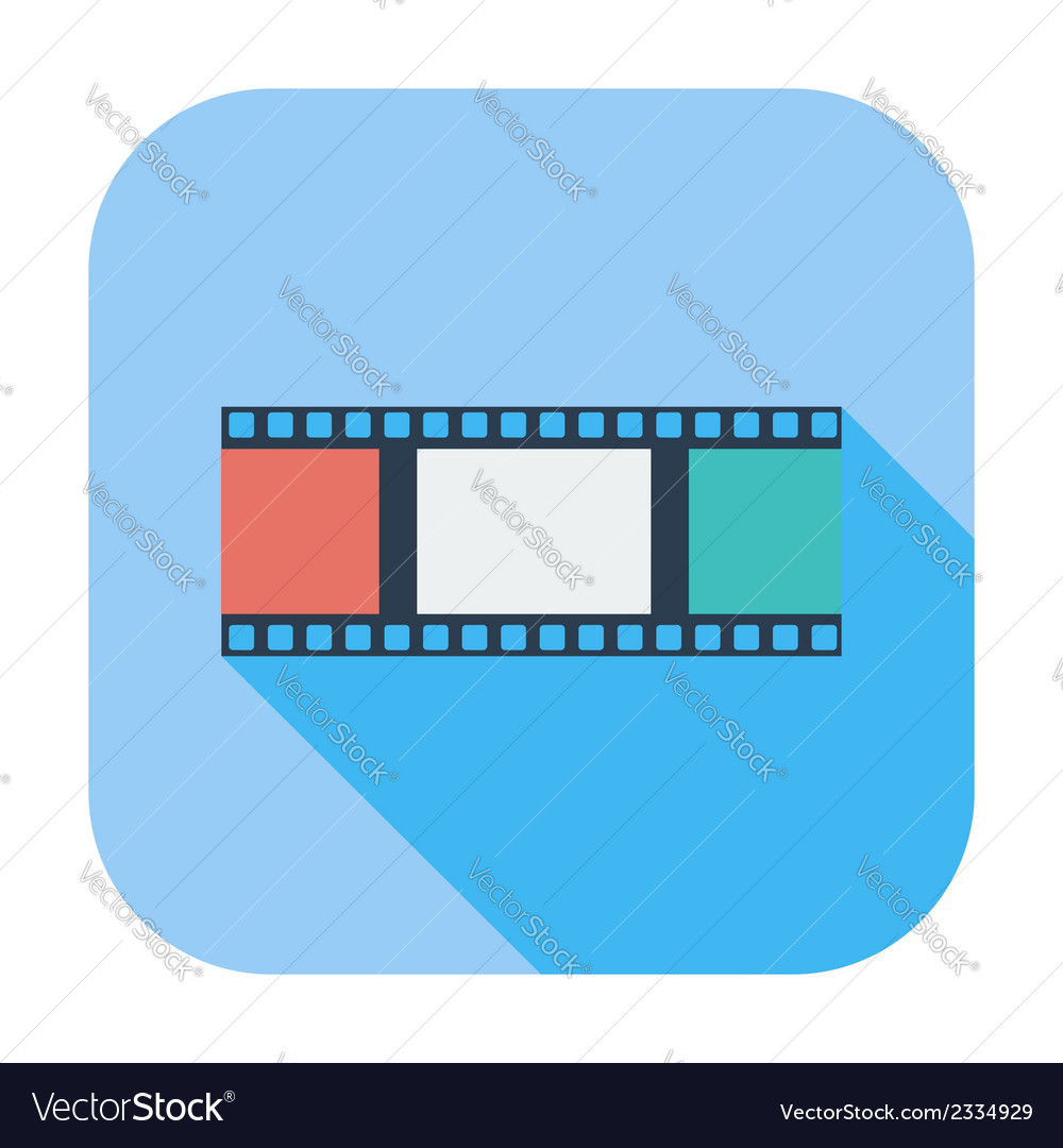 Film flat icon