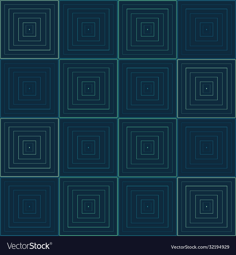 Geometric seamless repeating pattern squaers
