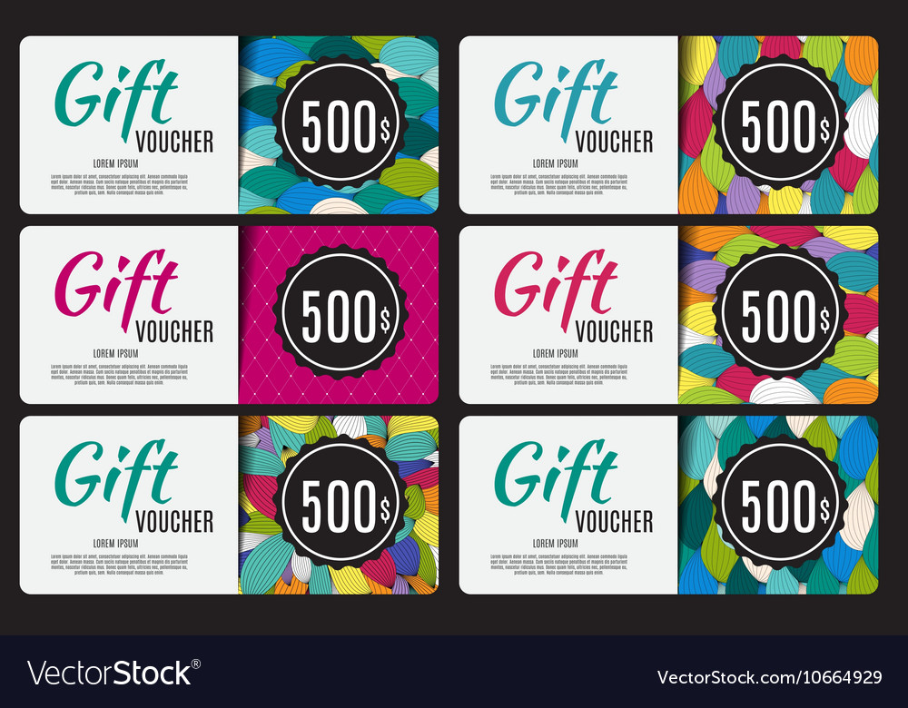 Gift voucher template for your