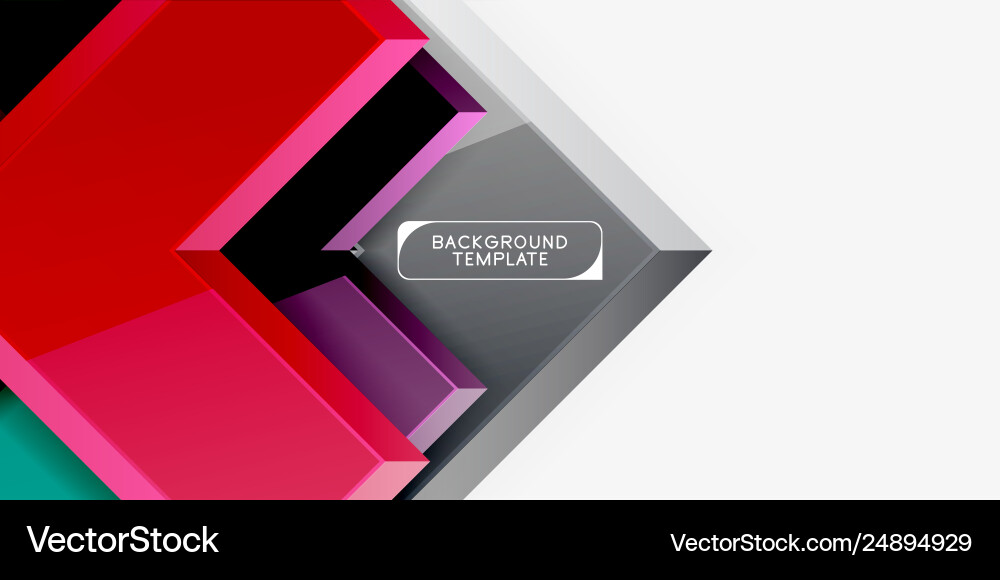Glossy arrows background Royalty Free Vector Image