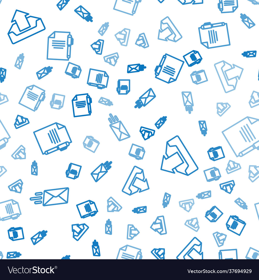 Set line express envelope upload inbox vector image Set line express envelope upload inbox