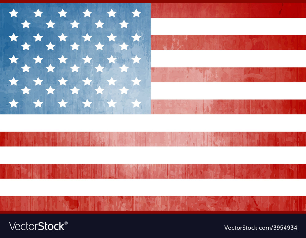 Grunge american flag