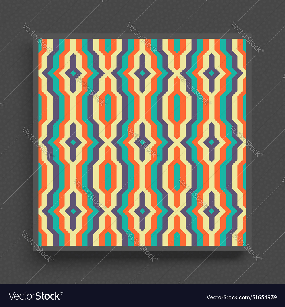 Abstract mosaic pattern geometric background vector image Abstract mosaic pattern geometric background