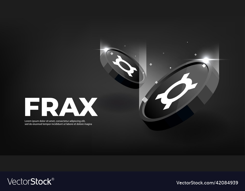 Frax coin crypto currency themed banner