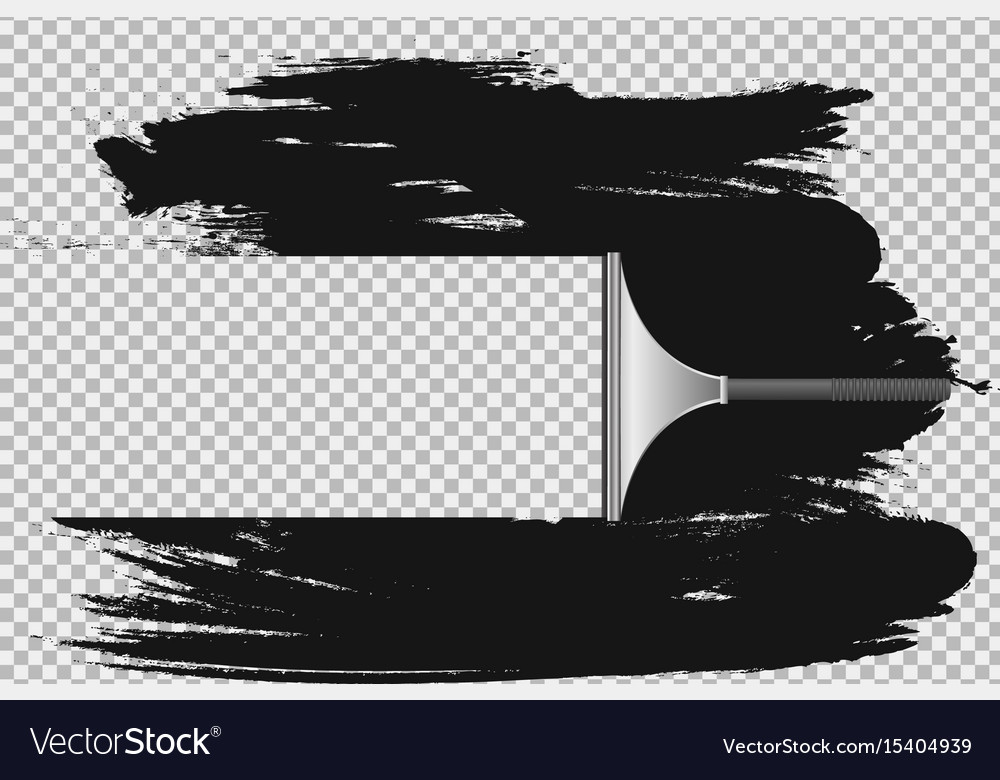 Squeegee window clean effect Royalty Free Vector Image