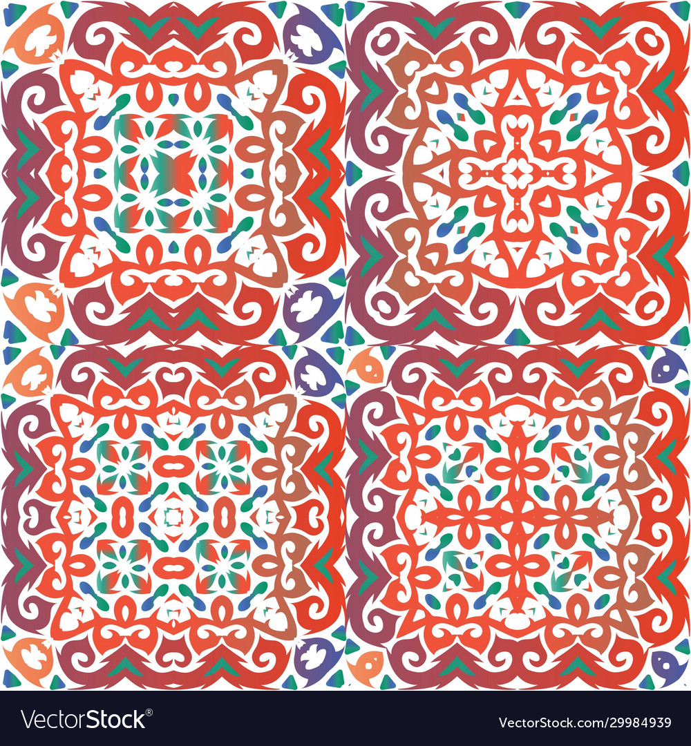 Traditional ornate mexican talavera Royalty Free Vector