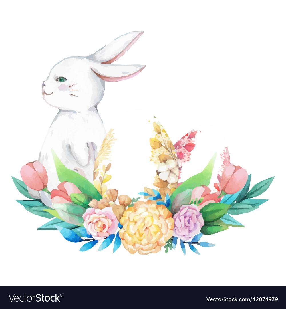 Wasserfarbe Ostern Blumenkunst