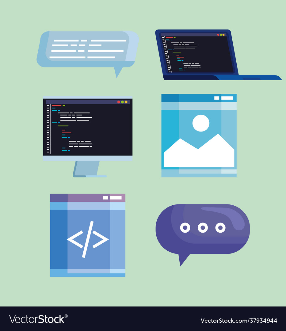 Icons development programming