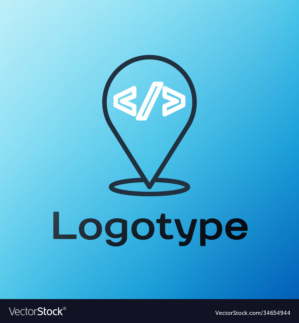 Linien-Web-Design und Front-End-Entwicklung Icon vector image Linien-Web-Design und Front-End-Entwicklung Icon