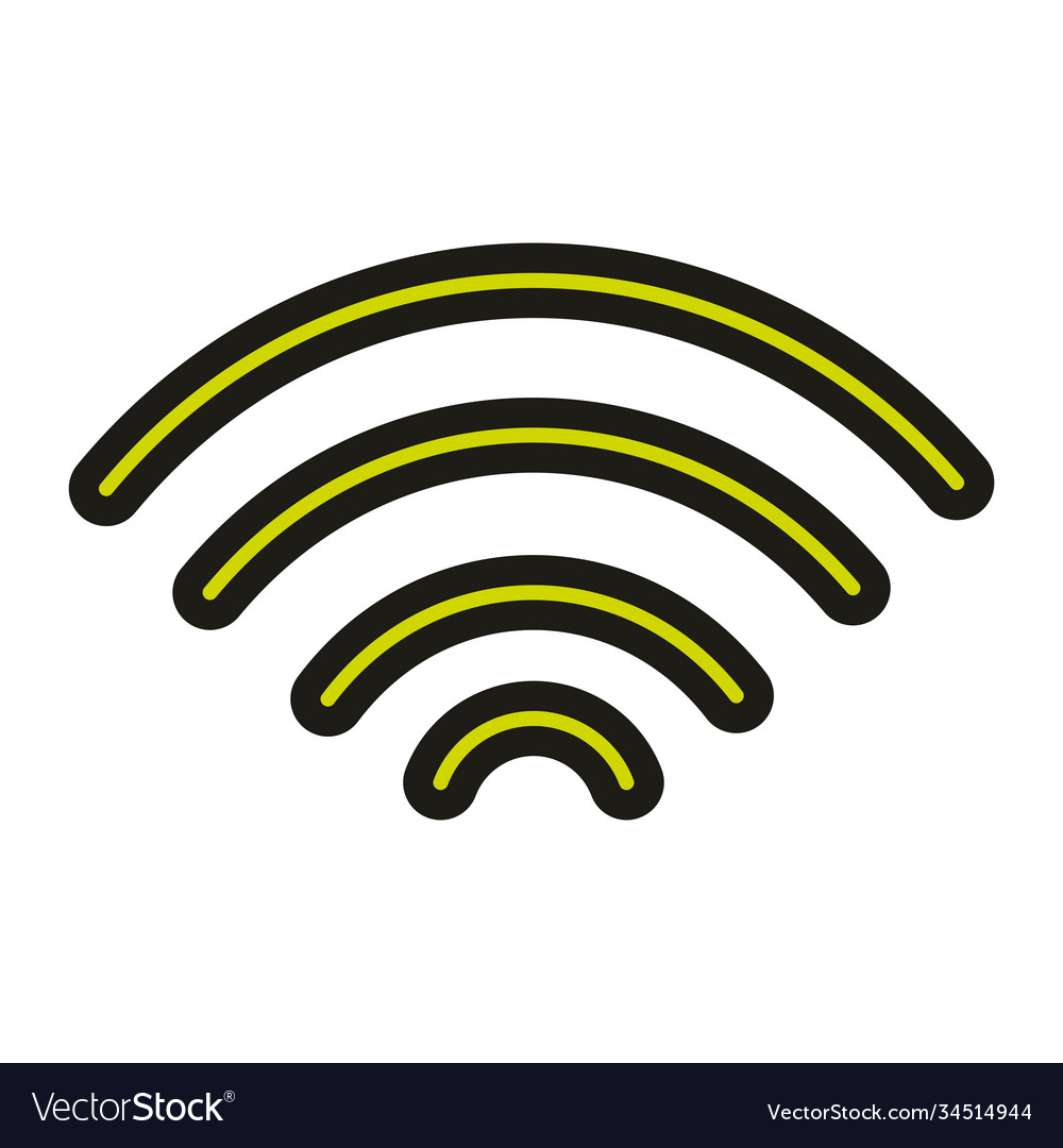 User interface internet wifi signal linear