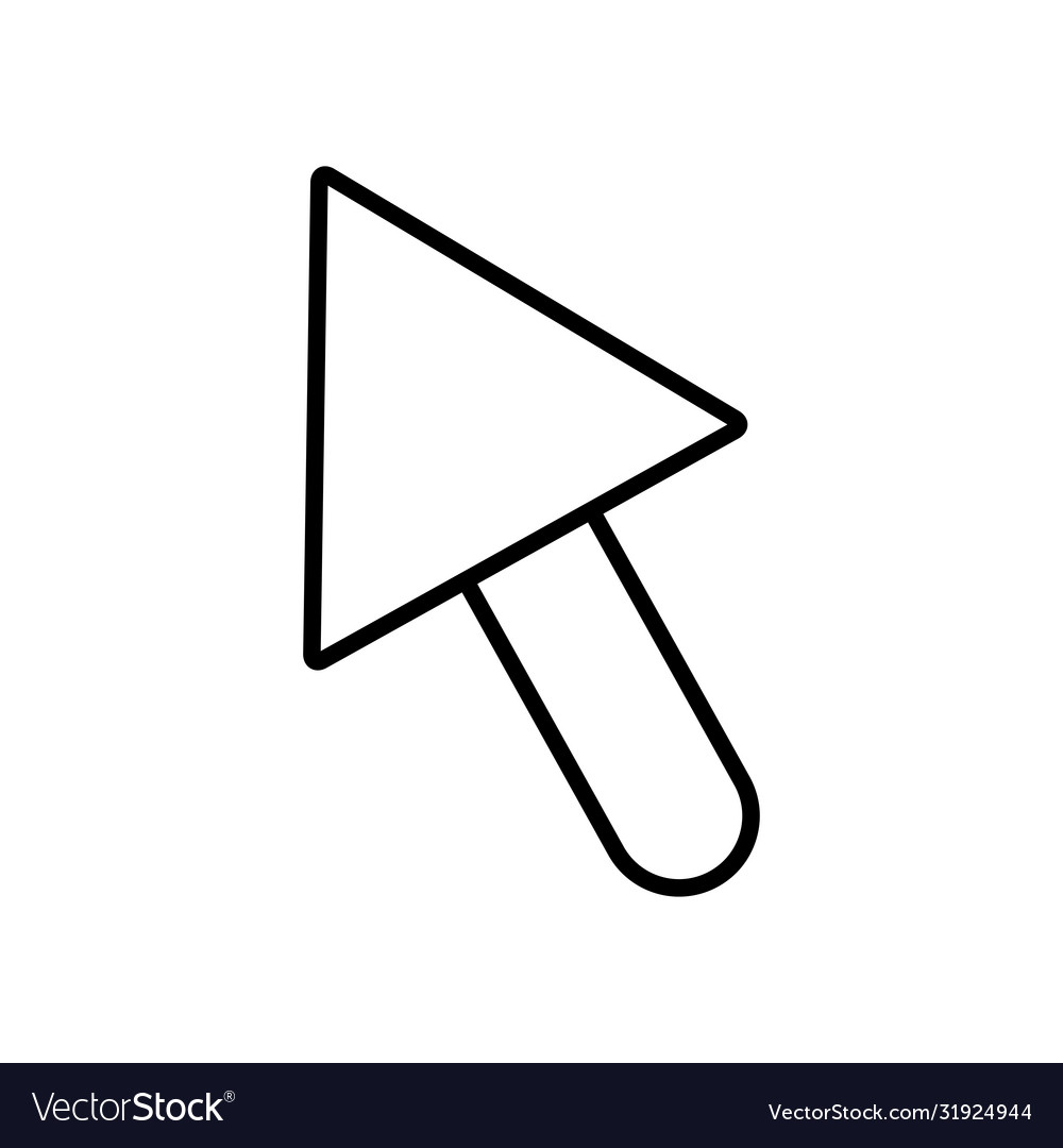 Web icons concept arrow cursor icon line style