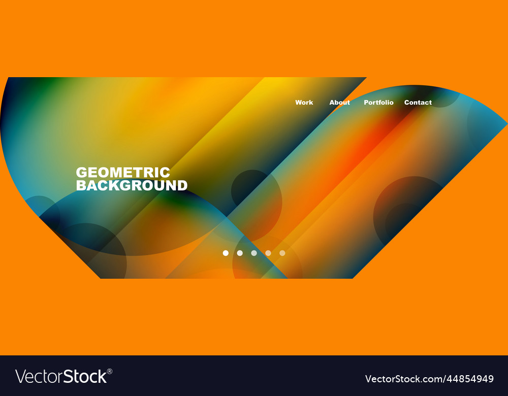 Circle round elements and lines geometric vector image Circle round elements and lines geometric