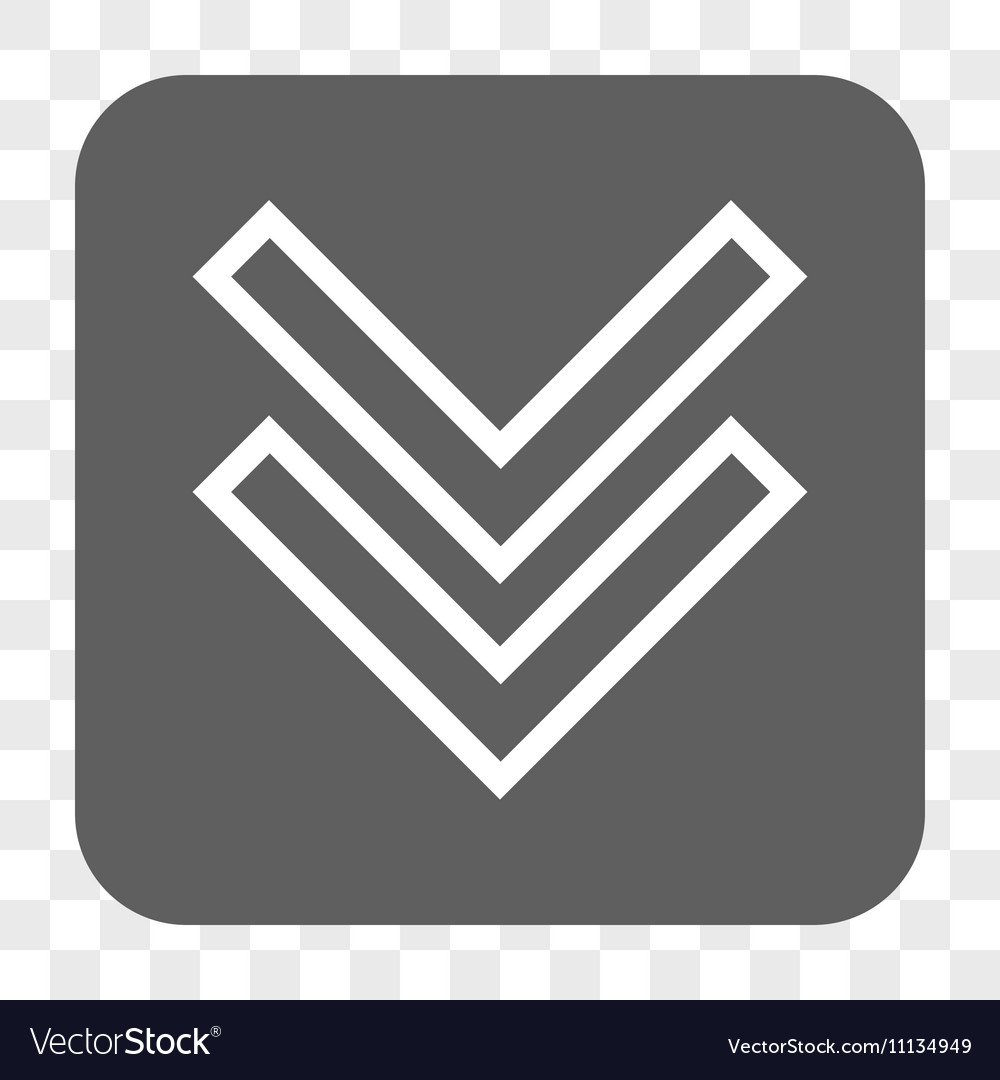 Shift down rounded square button