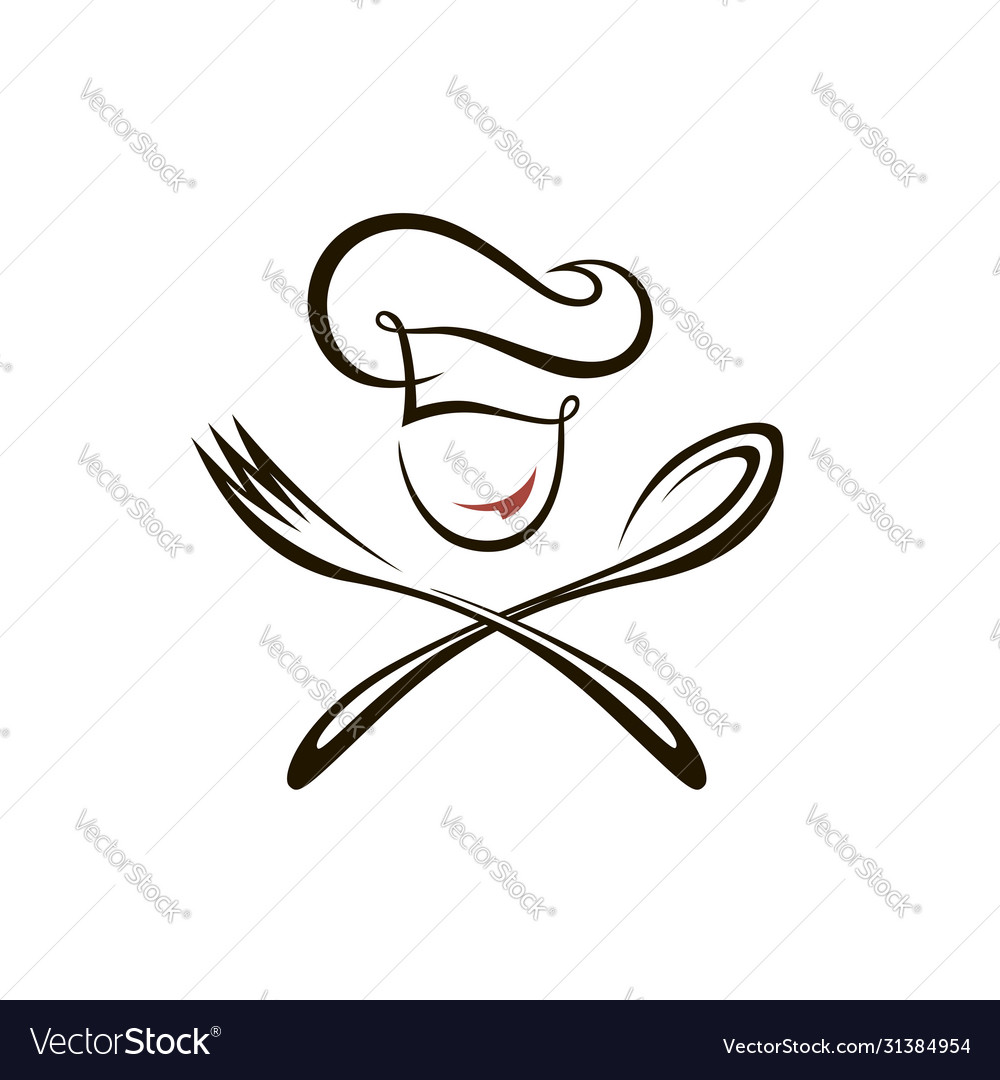 Abstract Chef Design Royalty Free Vector Image