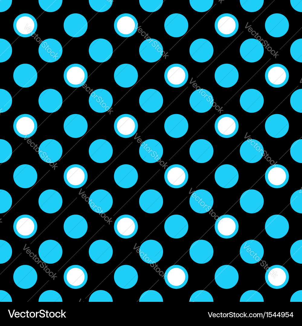 Black Polka Dot Pattern Royalty Free Vector Image