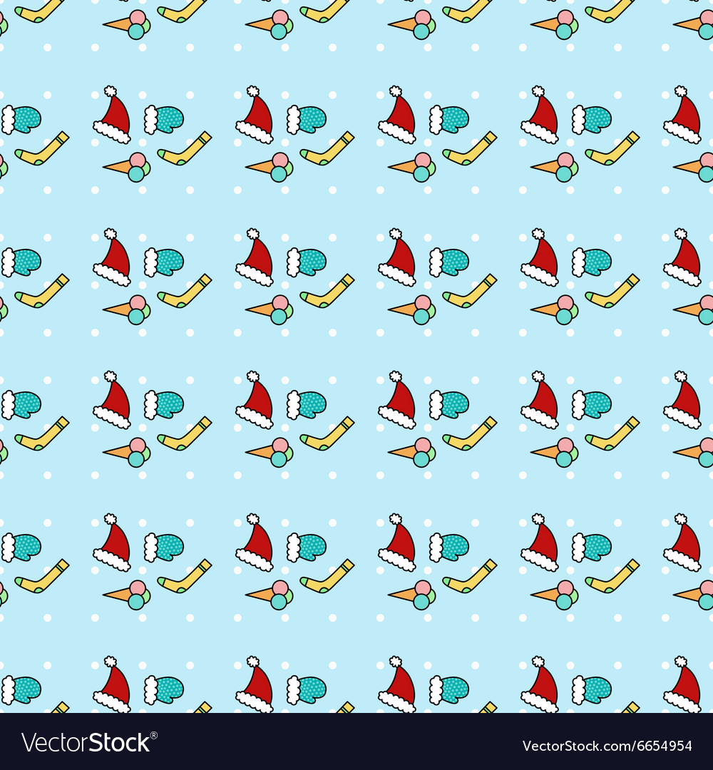 Blue christmas pattern