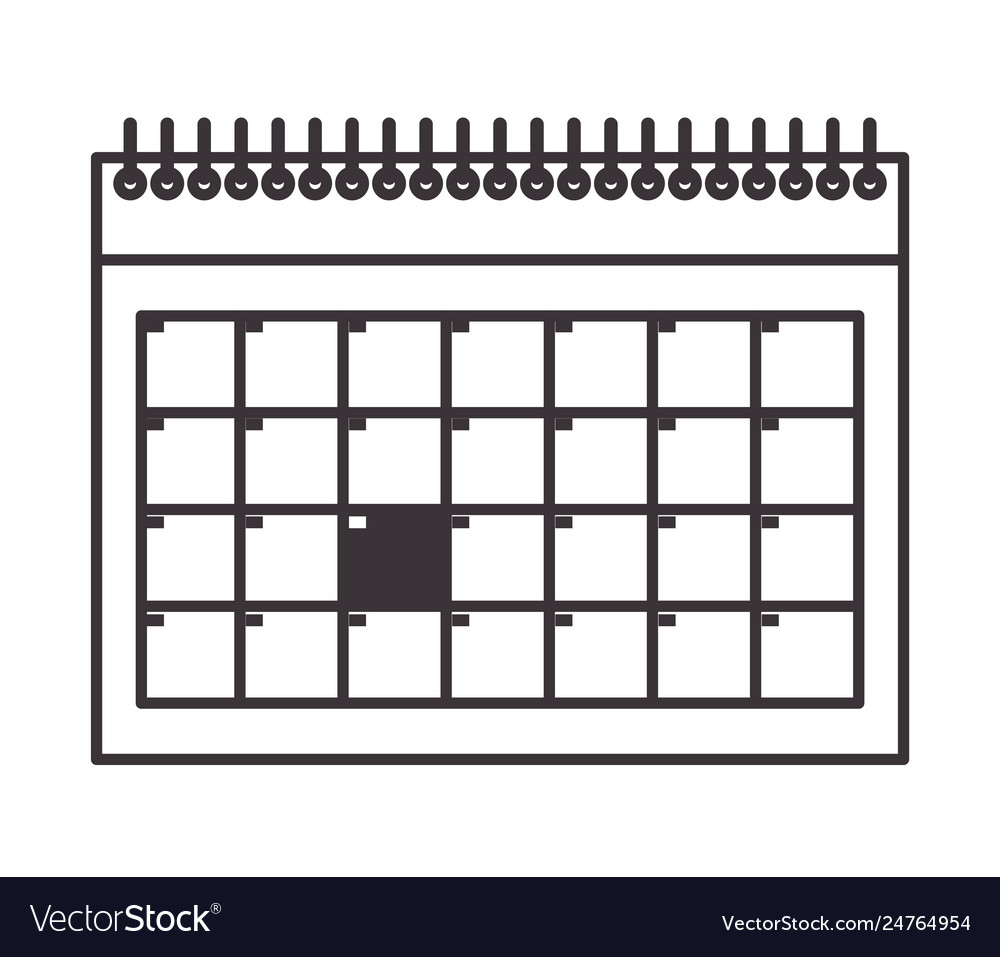 Calendar reminder isolated icon