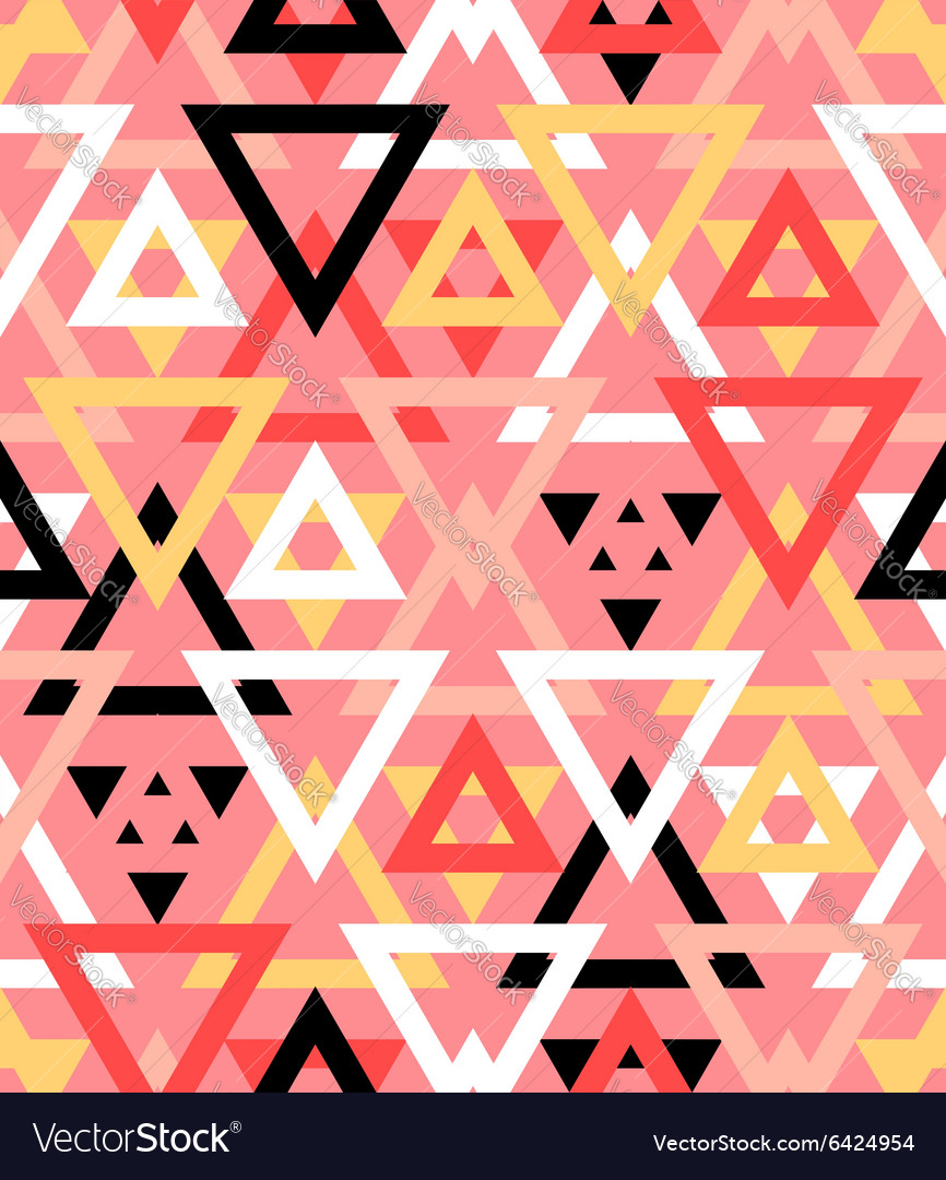 Geometric Red Pattern