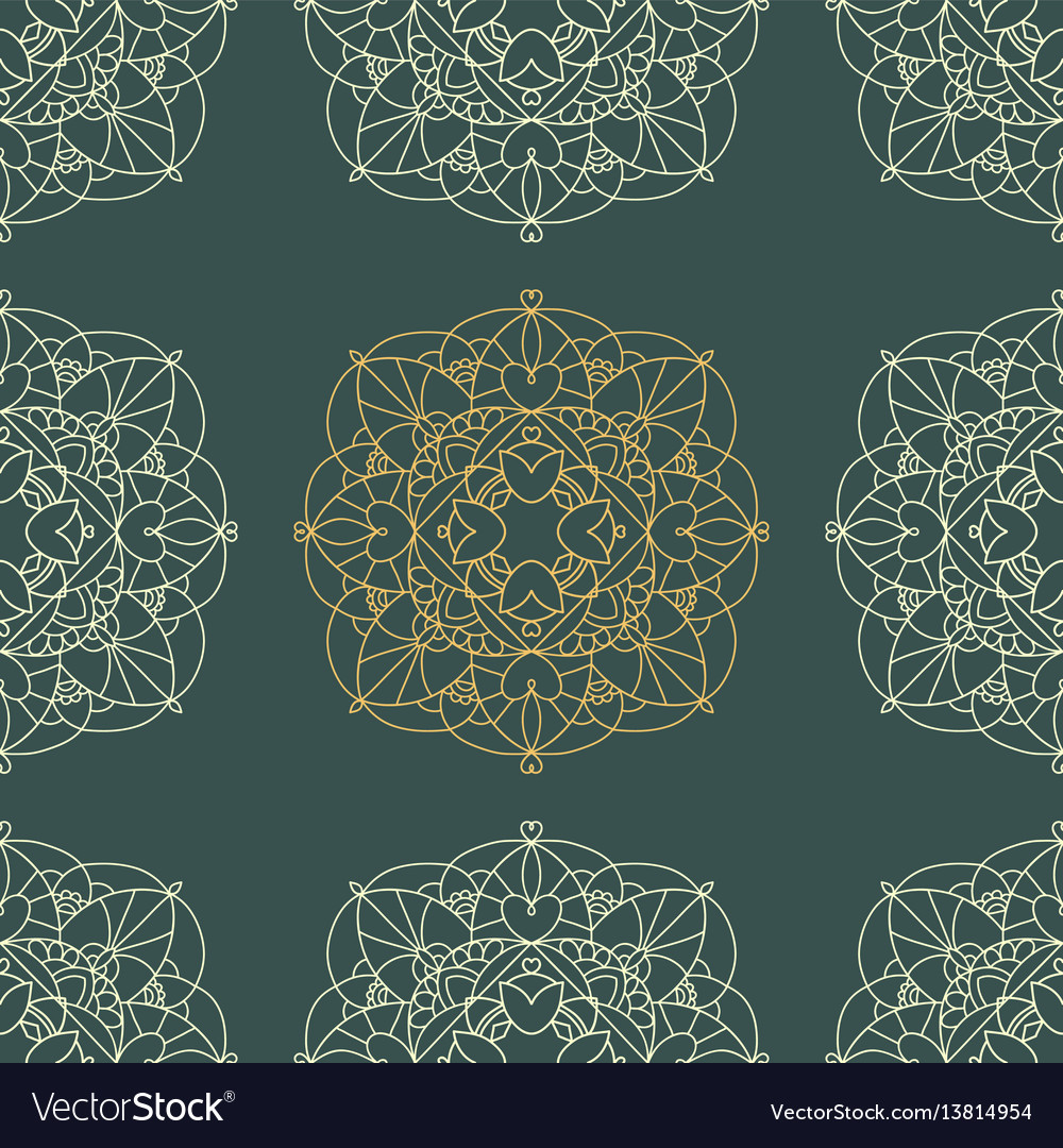 Seamless pattern in oriental style