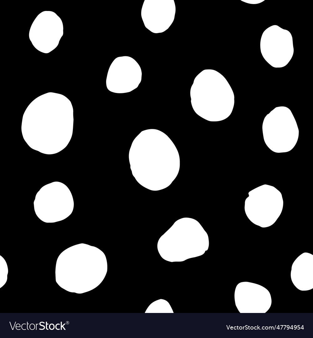 Seamless polka dots pattern abstract background vector image Seamless polka dots pattern abstract background