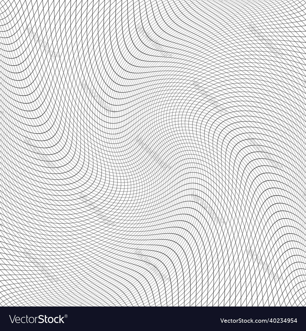Wavy lines twisting pattern vector image Wavy lines twisting pattern