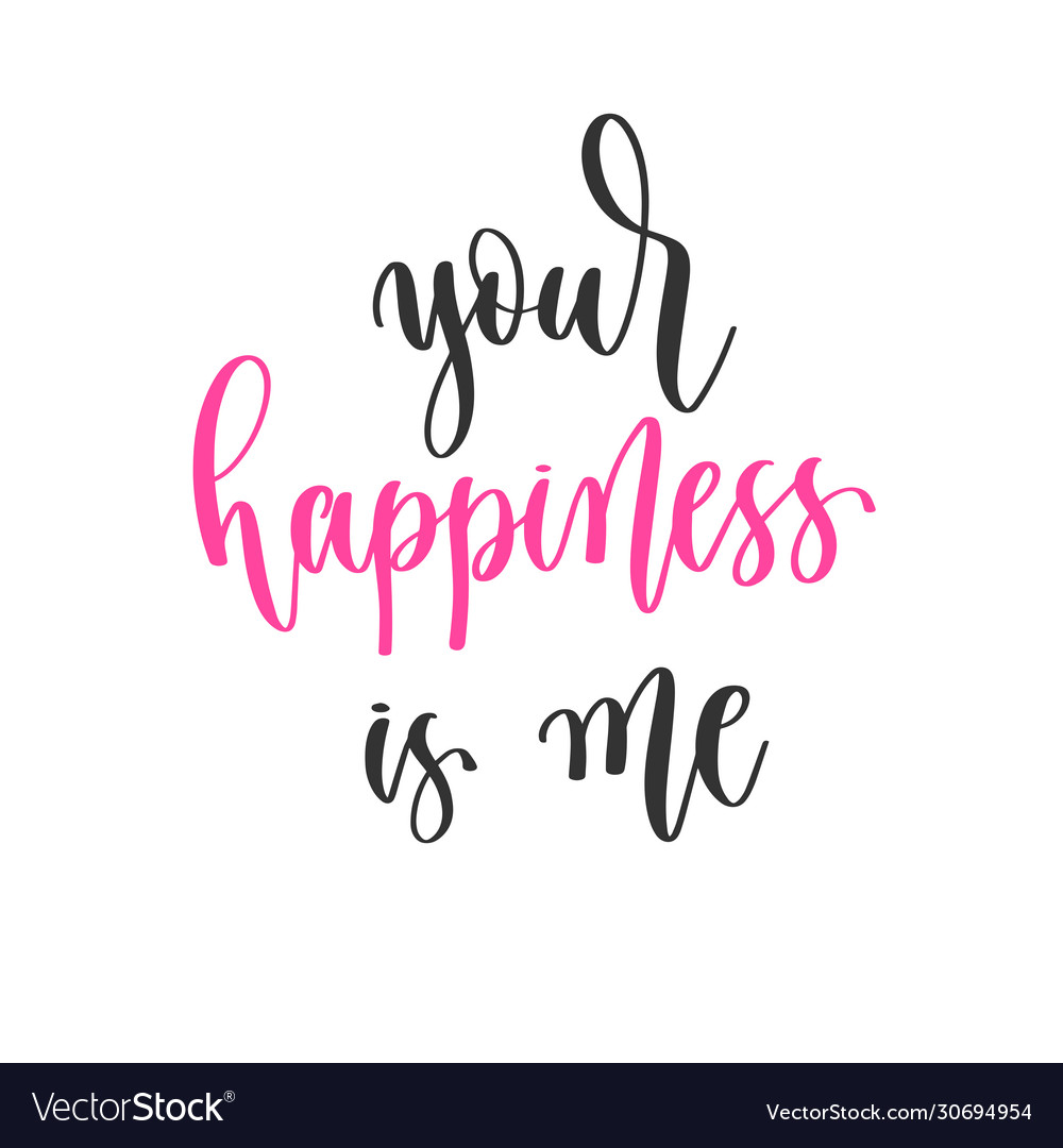 Its me handwritten text inscription Royalty Free Vector