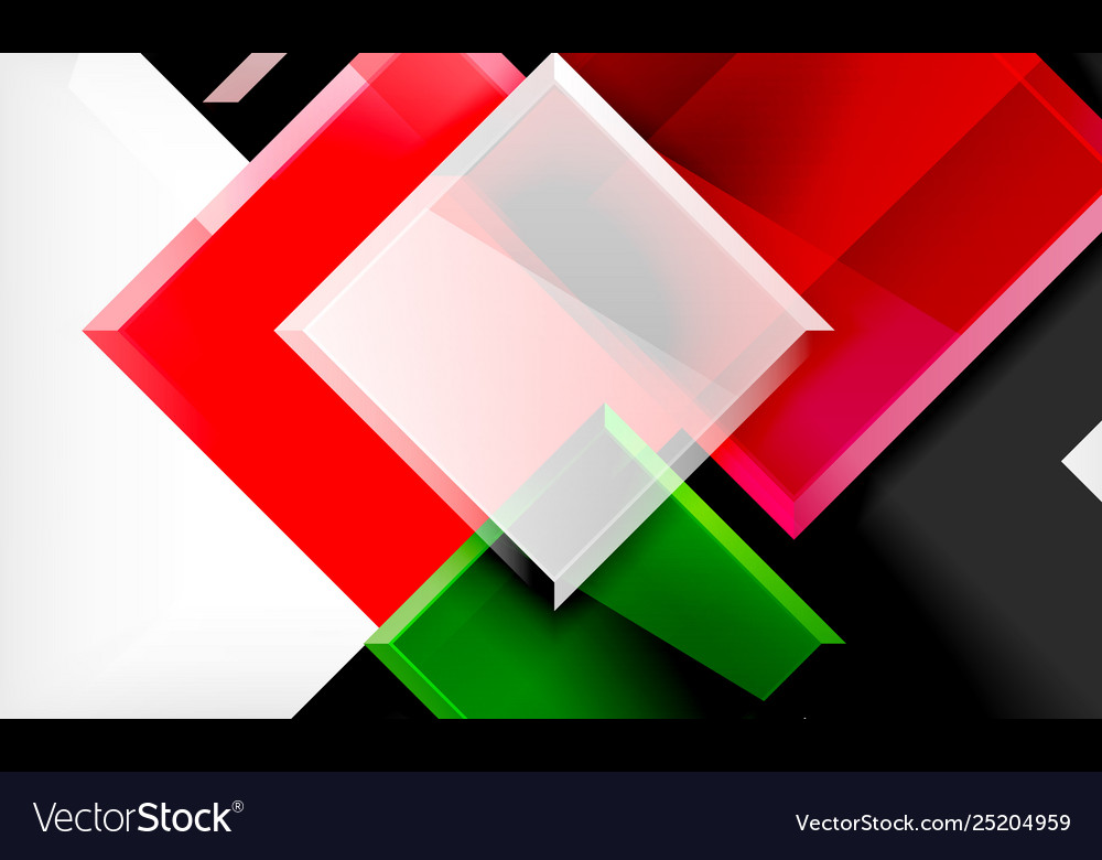 Colorful square and rectangle blocks background vector image Colorful square and rectangle blocks background