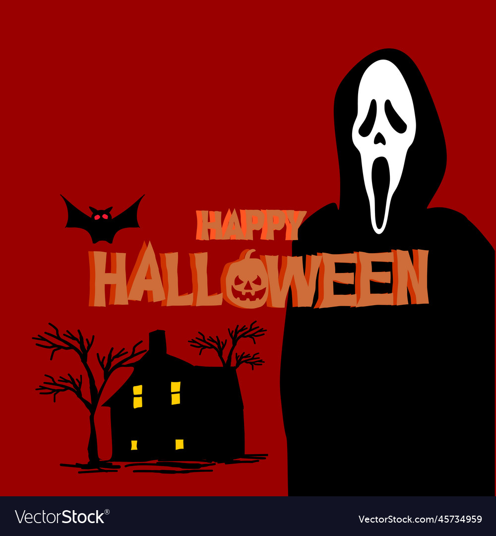 Popular halloween banner design template