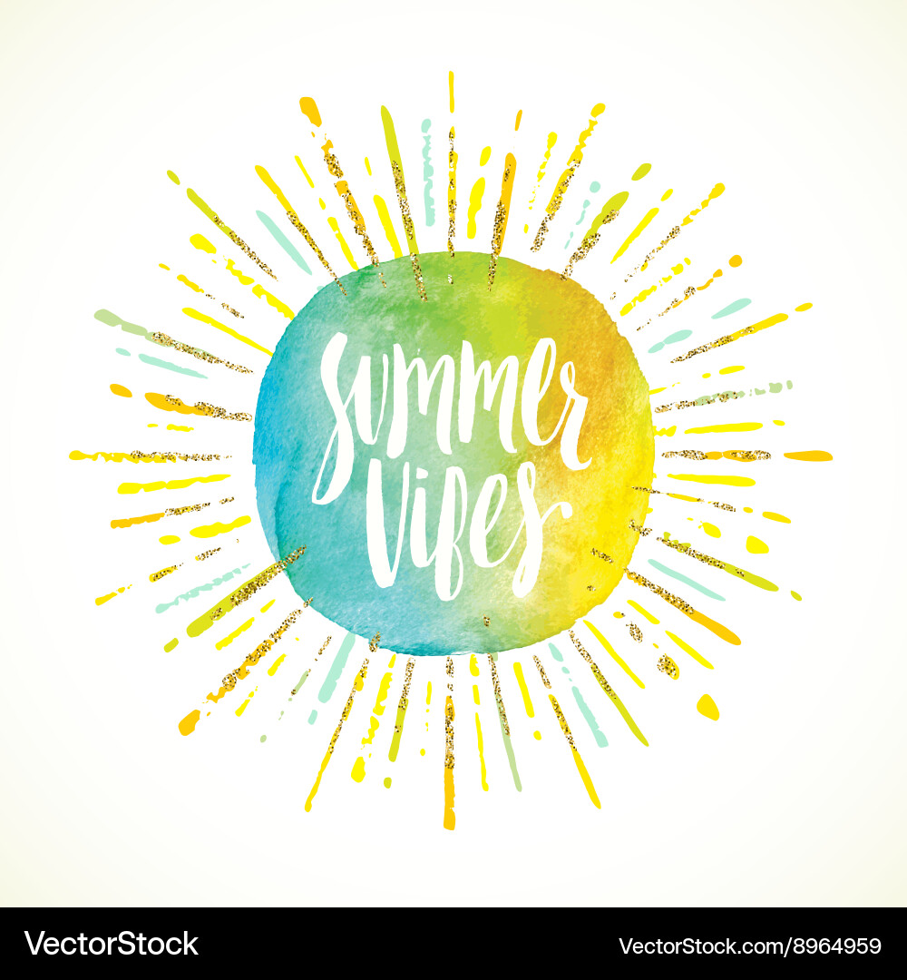 Summer holidays Royalty Free Vector Image - VectorStock