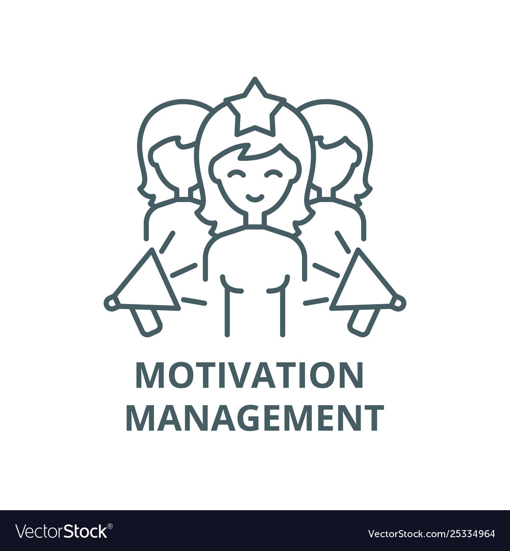 Motivation Management Linie Symbol linear